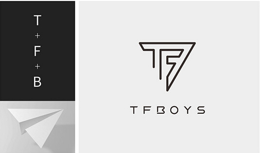 tfboys的logo设计案例